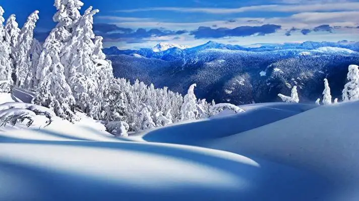 Snow theme for Windows 10 Slideshow image 3