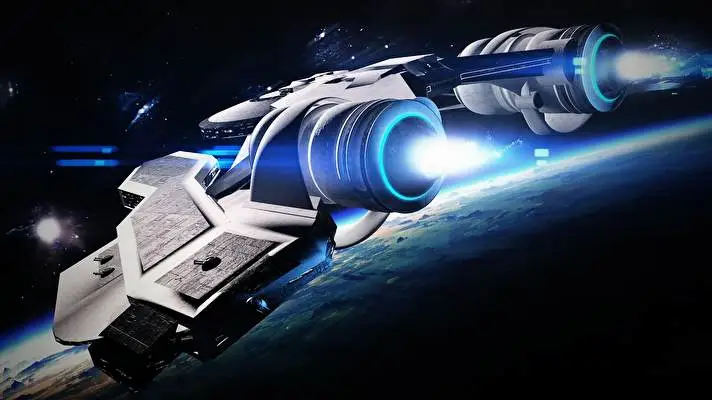 Nave Spaziale tema per Windows 10 Immagine di presentazione 2