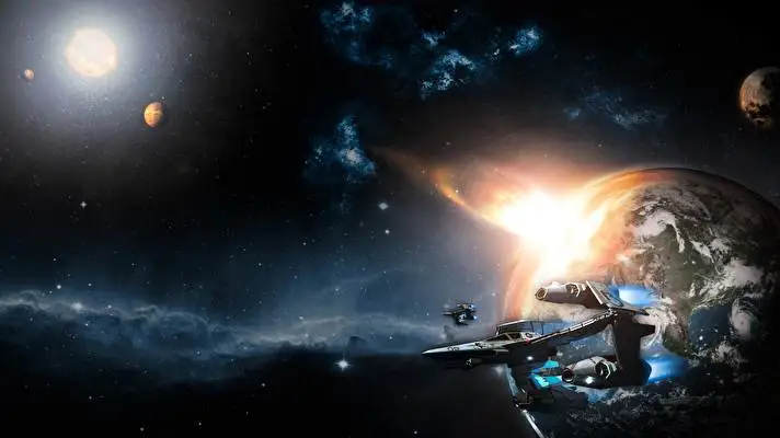 Nave Spaziale tema per Windows 10 Immagine di presentazione 3