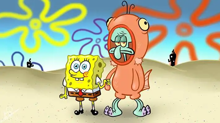 Bob Esponja Calça Quadrada tema para Windows 10 Imagem de slideshow 2