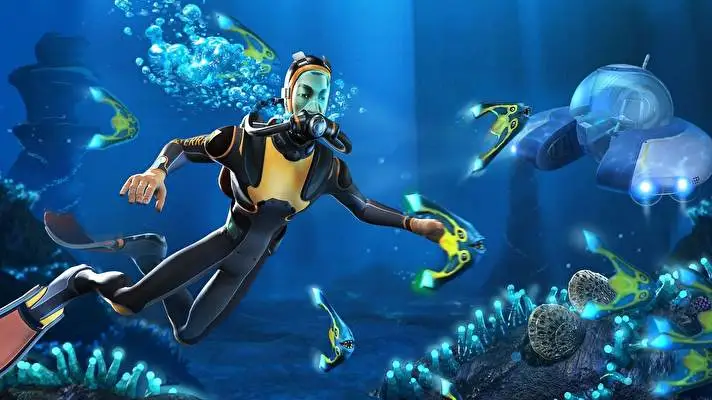 Subnautica téma Windows 10-hez Diavetítés kép 3