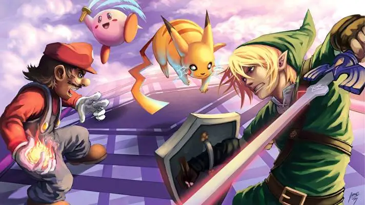 Super Smash Bros tema para Windows 10 Imagem de slideshow 4