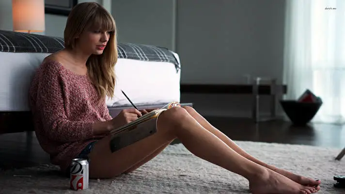 Taylor Swift 2 motiv pro Windows 10 Obrázek prezentace 1