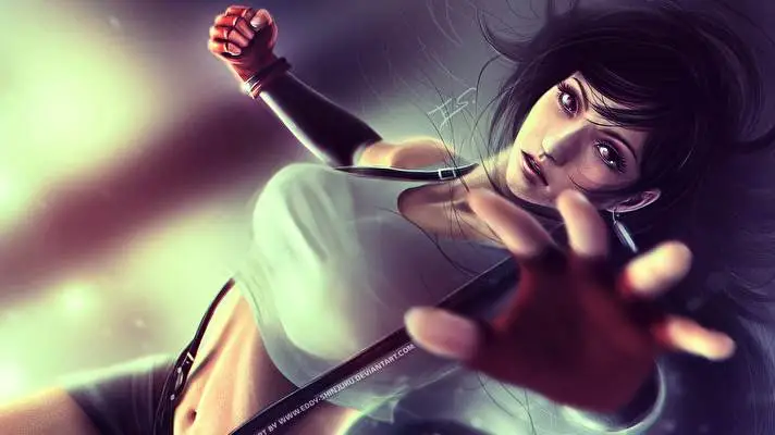 Tifa Lockheart theme for Windows 10 Slideshow image 3