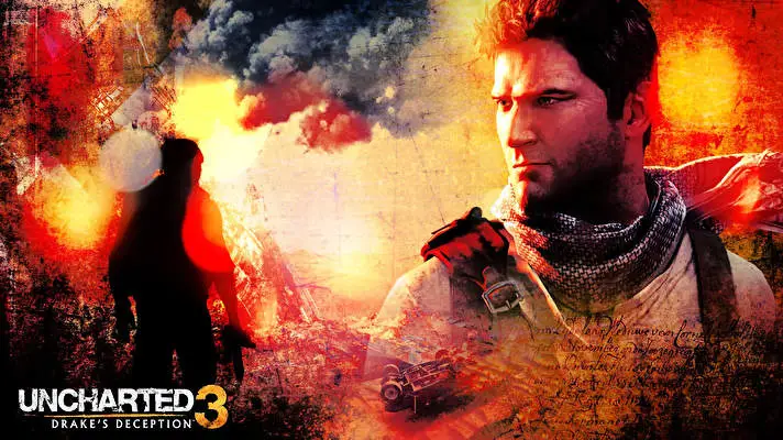 Uncharted 3: Oszustwo Drake'a motyw dla Windows 10 Obraz pokazu slajdów 1