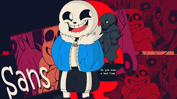 Undertale thema voor Windows 10 Diavoorstelling afbeelding 1