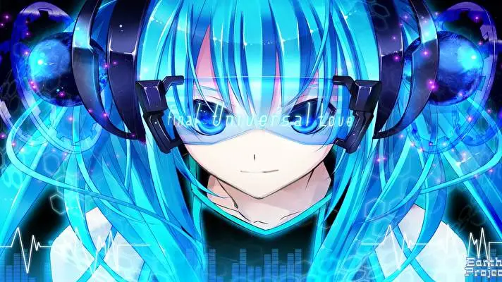 Vocaloid thema voor Windows 10 Diavoorstelling afbeelding 2