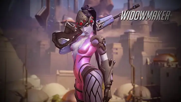 Widowmaker tema para Windows 10 Imagen de presentación 1