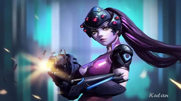 Widowmaker tema para Windows 10 Imagen de presentación 4