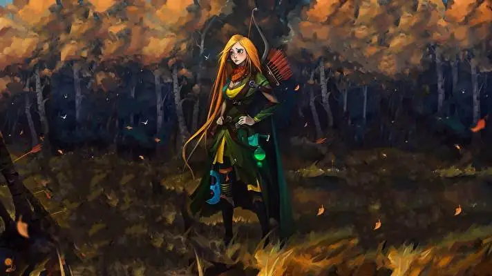 Windranger Dota 2 theme for Windows 10 Slideshow image 2