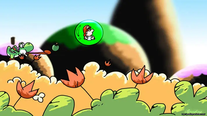 Yoshi theme for Windows 10 Slideshow image 1