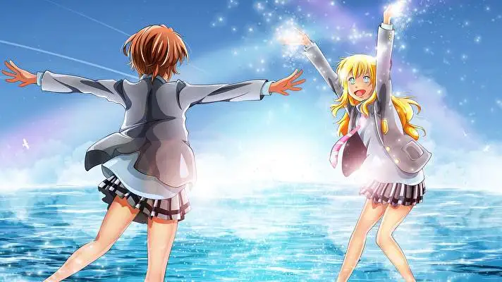 Tvá lež v dubnu motiv pro Windows 10 Obrázek prezentace 3