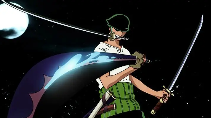 Zoro Roronoa motiv pro Windows 10 Obrázek prezentace 2