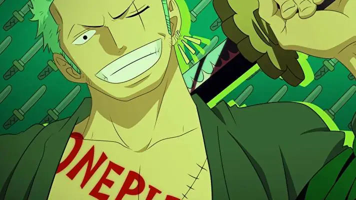 Zoro Roronoa motiv pro Windows 10 Obrázek prezentace 4