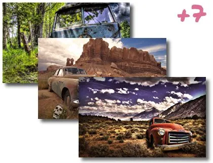 Abandoned Car theme for Windows 10