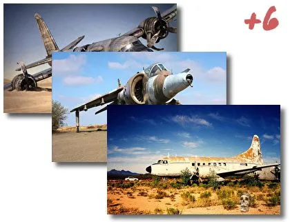 Abandoned Planes theme for Windows 10