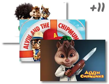 Alvin and The Chipmunks theme for Windows 10