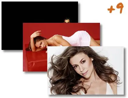 Alyssa Milano1 theme for Windows 10