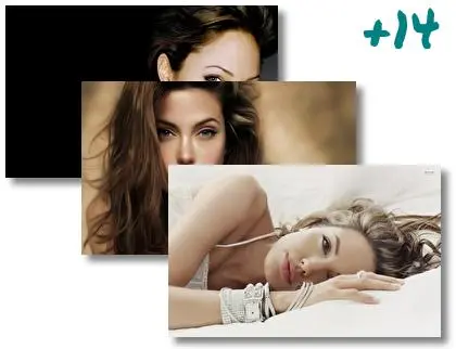 Angelina Jolie theme for Windows 10