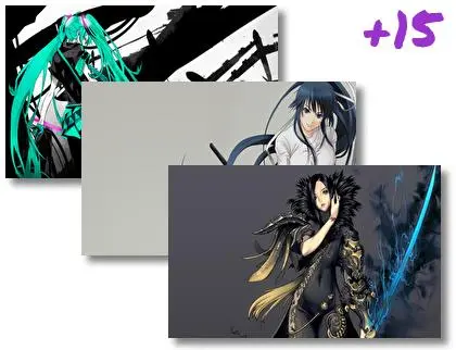 Anime Holka Boj motiv pro Windows 10