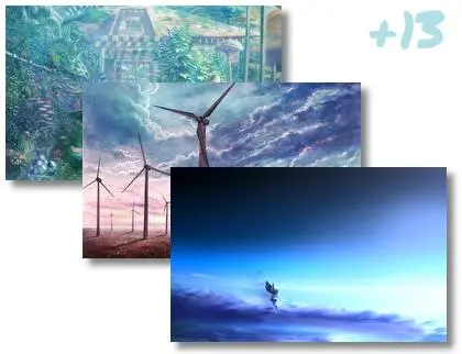 Anime Krajina motiv pro Windows 10