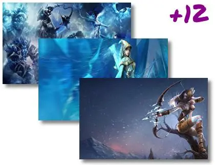 Ashe Lol theme for Windows 10