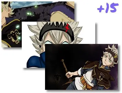 Asta Černý trojlístek motiv pro Windows 10