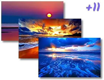Beach Sunset theme for Windows 10