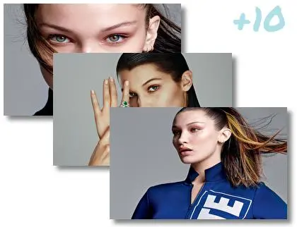 Bella Hadid theme for Windows 10