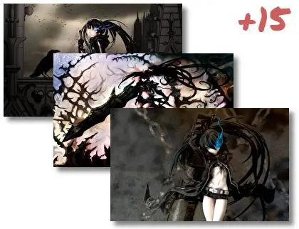 Black Rock Shooter thème pour Windows 10