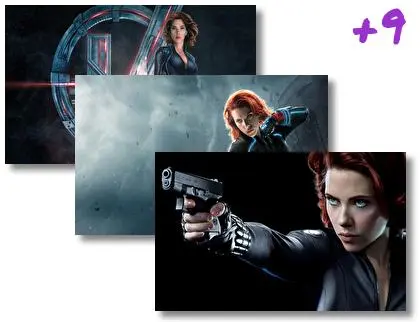 ブラックウィドウ Windows 10用テーマ