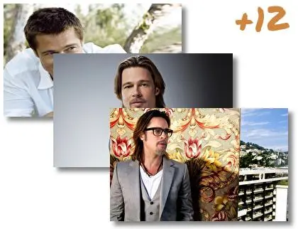 Brad Pitt theme for Windows 10