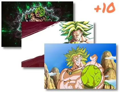 Broly motiv pro Windows 10