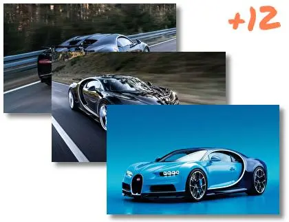 Bugatti Chiron theme for Windows 10