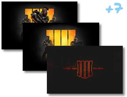 Call of Duty Black Ops 4 theme for Windows 10