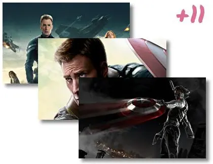 Captain America The Winter Soldier theme for Windows 10