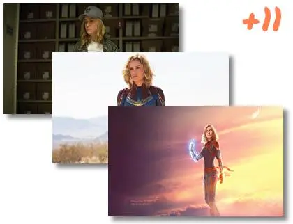 Captain Marvel theme for Windows 10