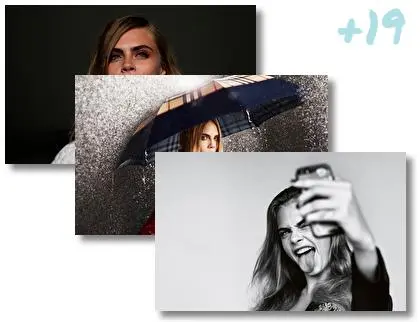 Cara Delevingne theme for Windows 10