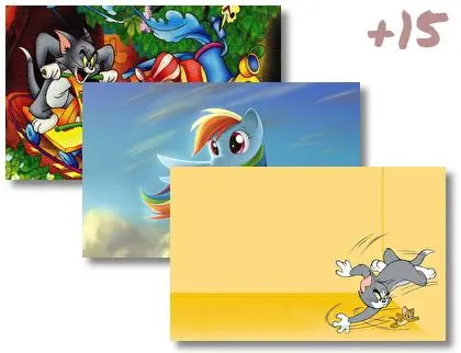 Cartoon theme for Windows 10