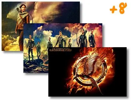 Catching Fire theme for Windows 10