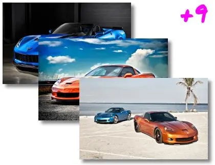 Chevrolet Corvette Z06 theme for Windows 10
