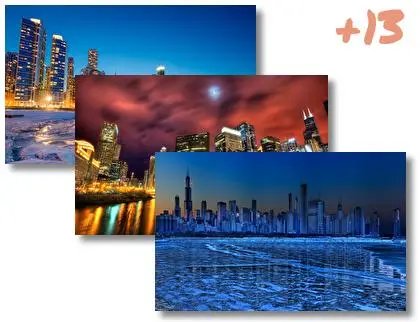 Chicago Skyline theme for Windows 10
