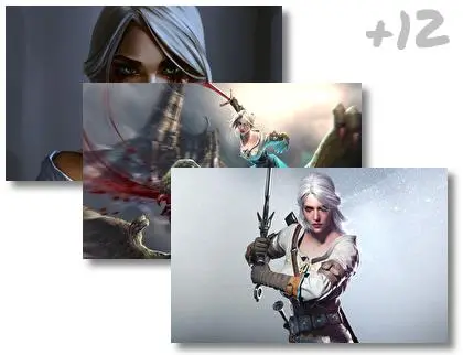 Ciri The Witcher theme for Windows 10