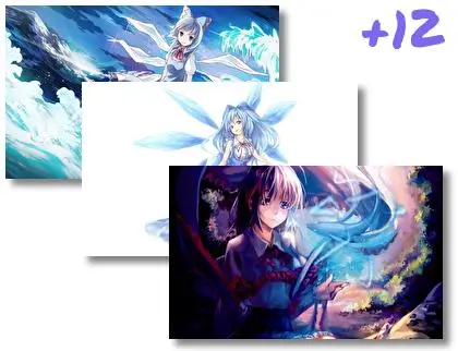 Cirno motiv pro Windows 10