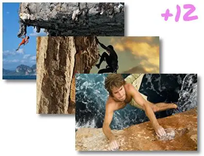 Climbing theme for Windows 10
