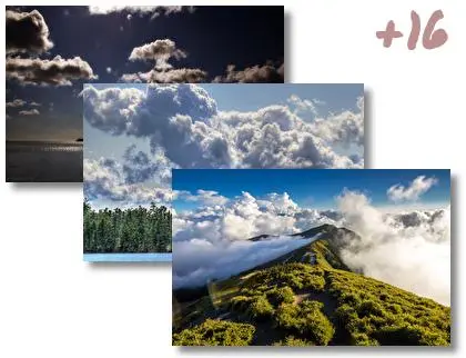 Cloud theme for Windows 10