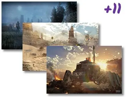 Crossout1 theme for Windows 10