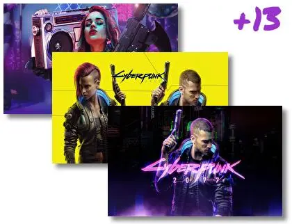 Cyberpunk 2077 theme for Windows 10