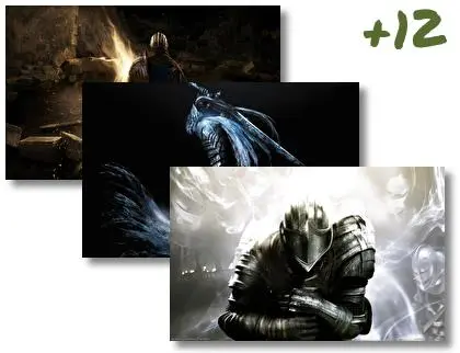 Dark Souls theme for Windows 10