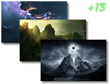 Darkness Fantasy Landscape theme for Windows 10